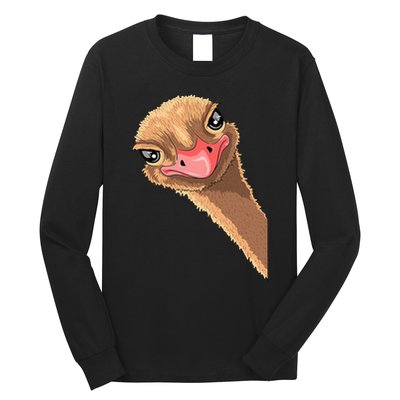 Ostrich face ostrich costume Long Sleeve Shirt