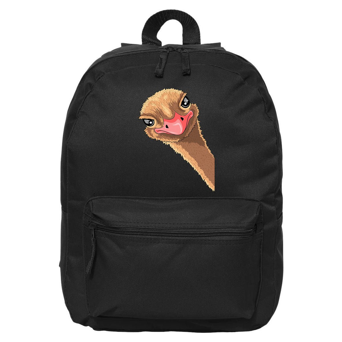 Ostrich face ostrich costume 16 in Basic Backpack