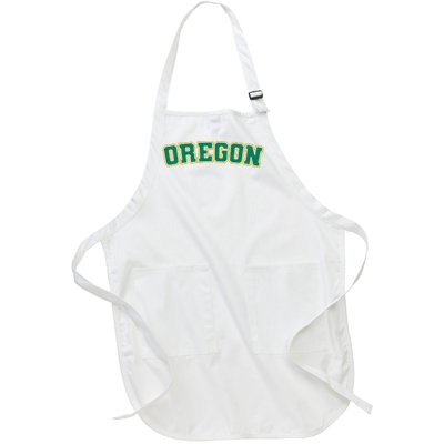 Oregon For Or Women Usa Full-Length Apron With Pockets