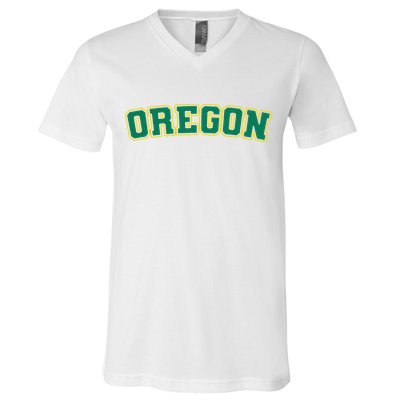 Oregon For Or Women Usa V-Neck T-Shirt