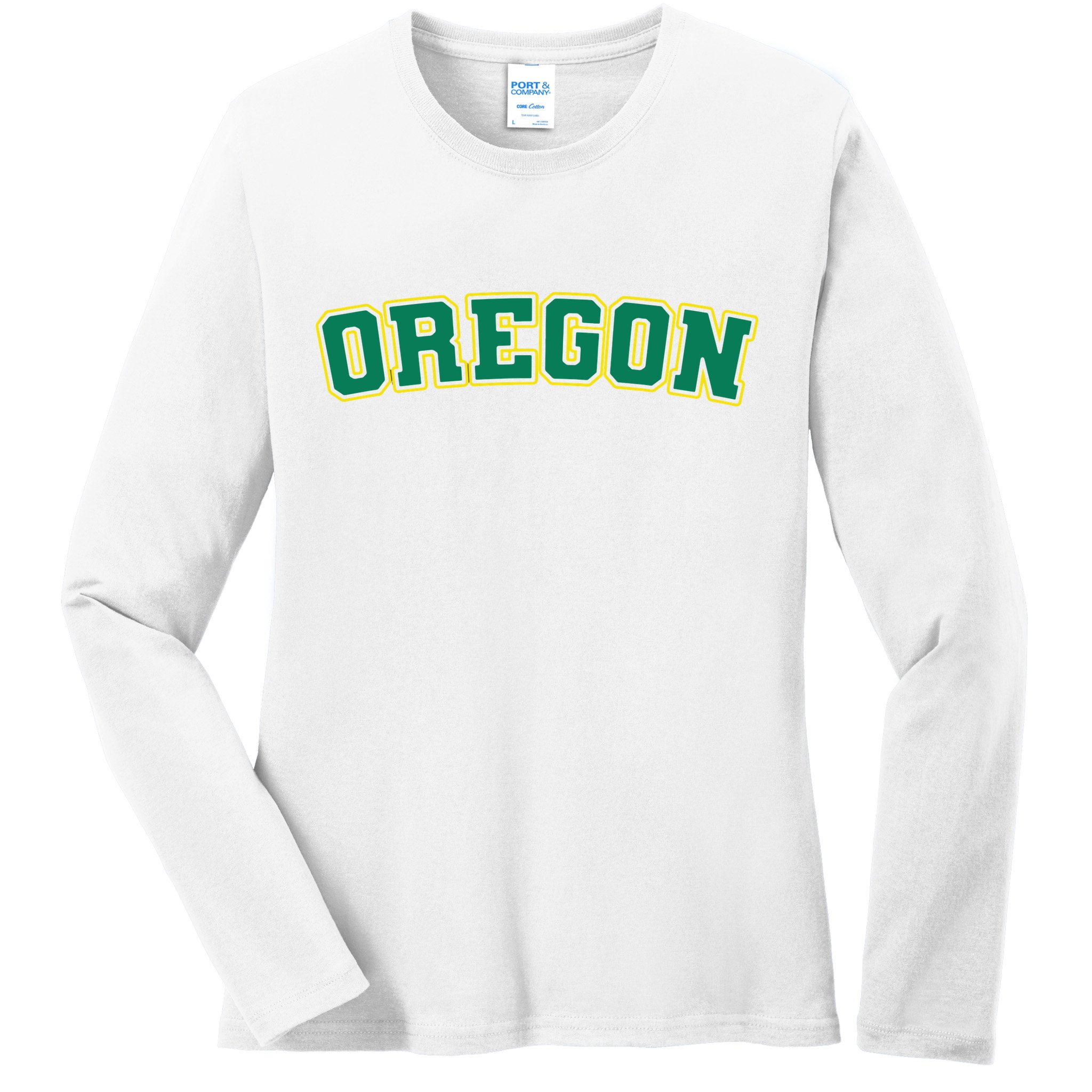 Oregon For Or Women Usa Ladies Long Sleeve Shirt