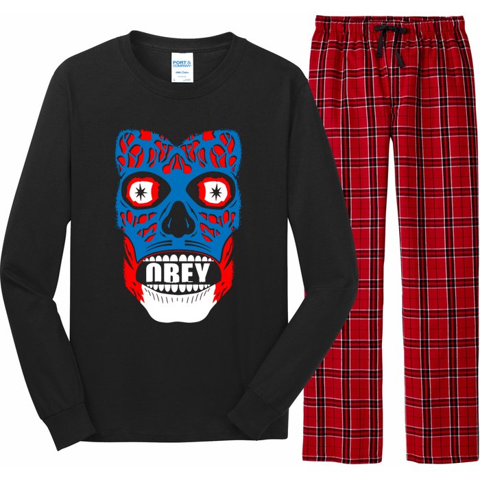 OBEY FACE Long Sleeve Pajama Set