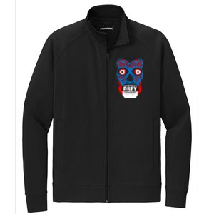 OBEY FACE Stretch Full-Zip Cadet Jacket