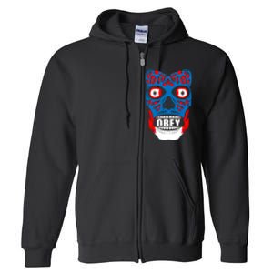 OBEY FACE Full Zip Hoodie