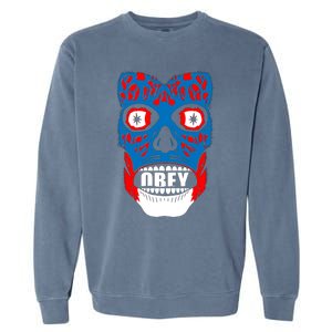 OBEY FACE Garment-Dyed Sweatshirt