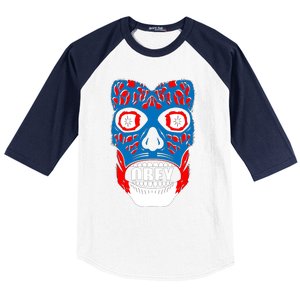 OBEY FACE Baseball Sleeve Shirt