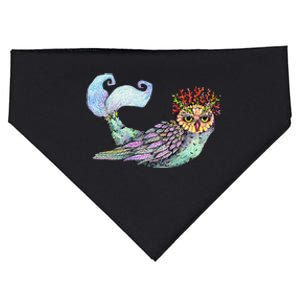 Owl Fairy Owl Art Owl Lover Owl USA-Made Doggie Bandana