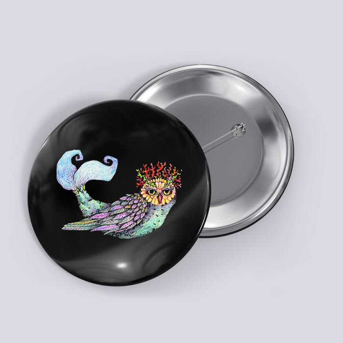 Owl Fairy Owl Art Owl Lover Owl Button