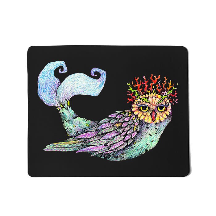 Owl Fairy Owl Art Owl Lover Owl Mousepad