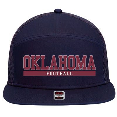 Oklahoma Football 7 Panel Mesh Trucker Snapback Hat