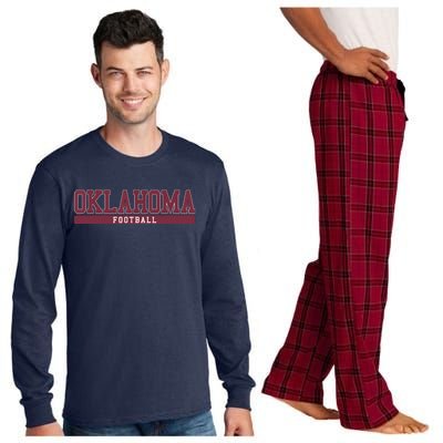 Oklahoma Football Long Sleeve Pajama Set