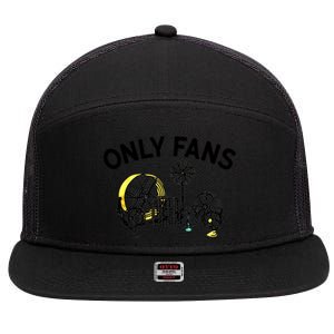 Only Fans 7 Panel Mesh Trucker Snapback Hat