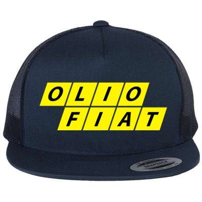 Olio Fiat Flat Bill Trucker Hat