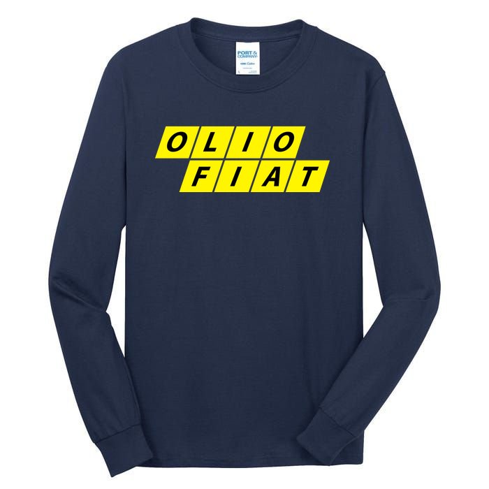 Olio Fiat Tall Long Sleeve T-Shirt