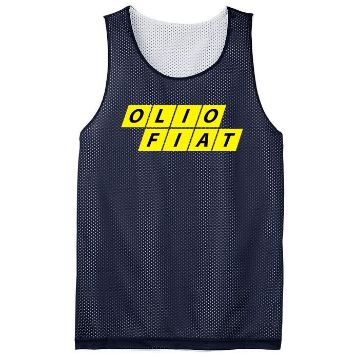 Olio Fiat Mesh Reversible Basketball Jersey Tank