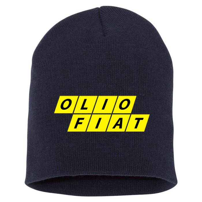 Olio Fiat Short Acrylic Beanie