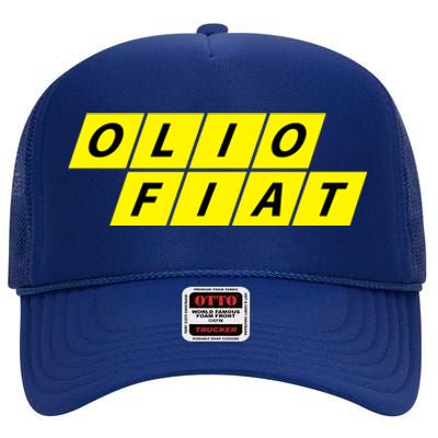 Olio Fiat High Crown Mesh Back Trucker Hat