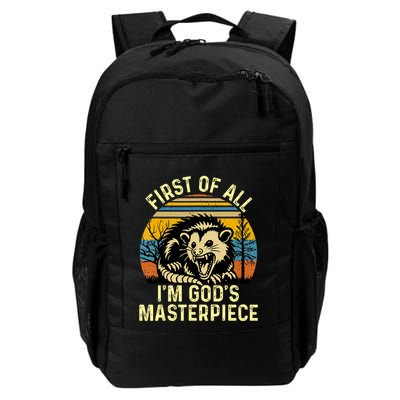 Opossum First Of All IM GodS Masterpiece Backpack