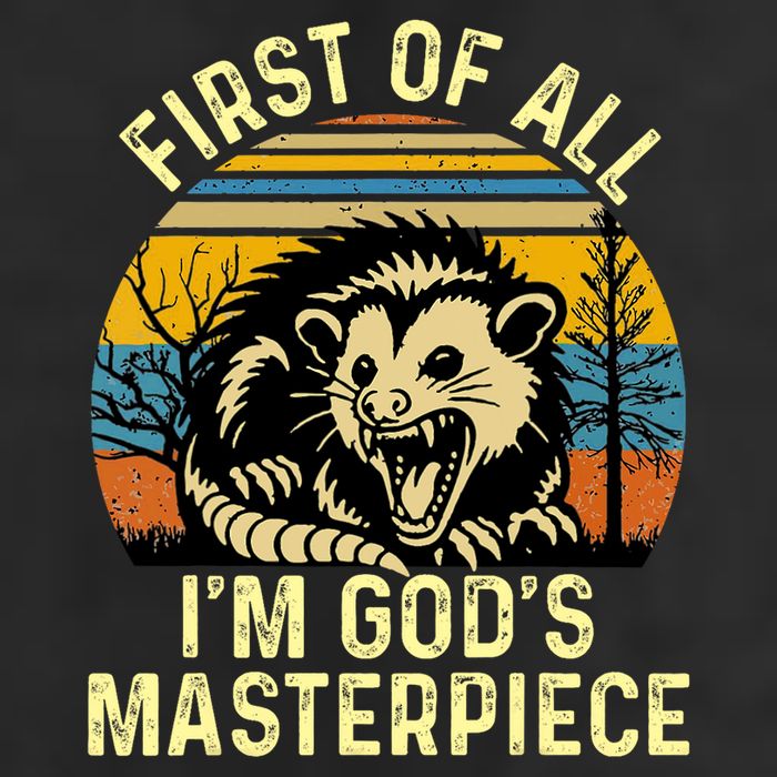 Opossum First Of All IM GodS Masterpiece Adult Drive Performance Visor