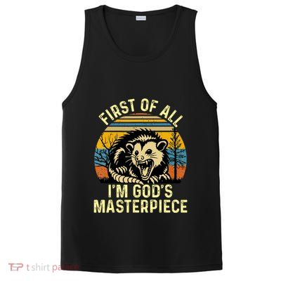 Opossum First Of All IM GodS Masterpiece PosiCharge Competitor Tank