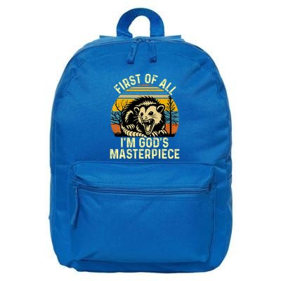 Opossum First Of All IM GodS Masterpiece 16 in Basic Backpack