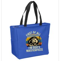 Opossum First Of All IM GodS Masterpiece Zip Tote Bag