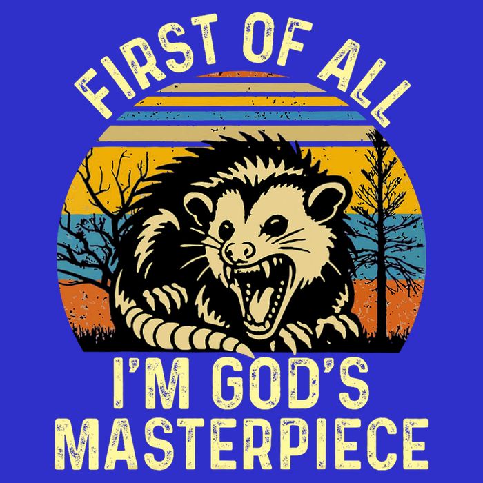Opossum First Of All IM GodS Masterpiece Zip Tote Bag