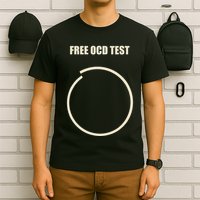 Ocd Free Ocd Test Funny Ocd T-Shirt