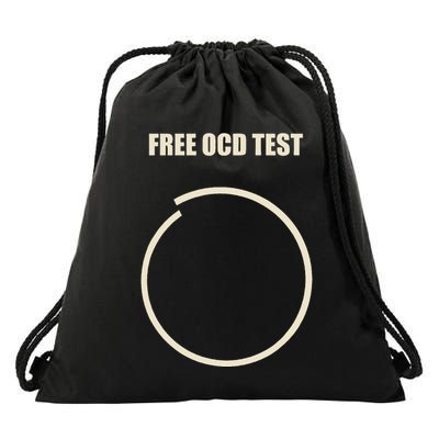 Ocd Free Ocd Test Funny Ocd Drawstring Bag