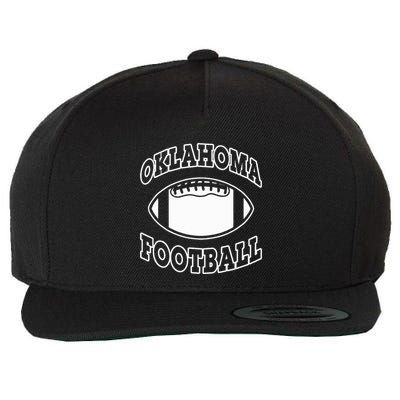Oklahoma Football Wool Snapback Cap