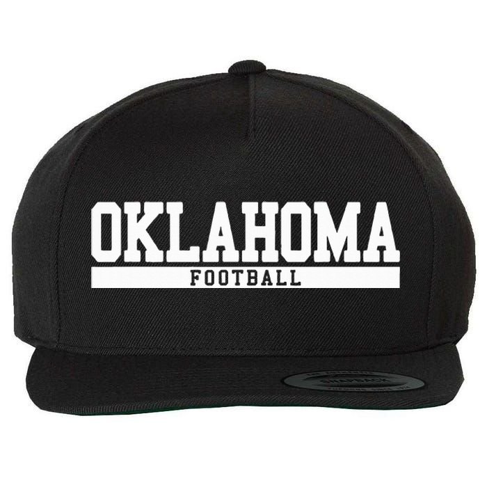 Oklahoma Football Wool Snapback Cap