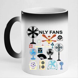 Only Fans 11oz Black Color Changing Mug