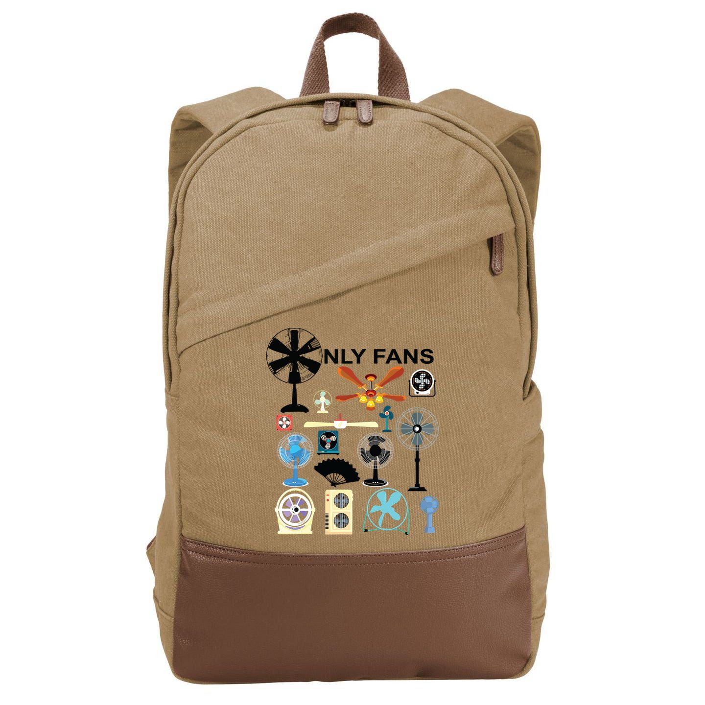 Only Fans Cotton Canvas Backpack