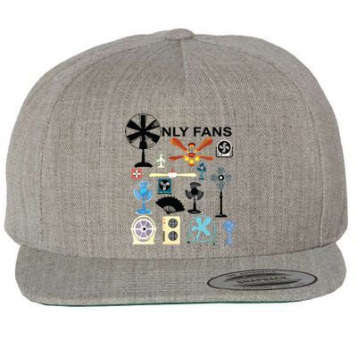 Only Fans Wool Snapback Cap