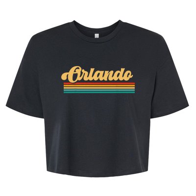 Orlando Florida Bella+Canvas Jersey Crop Tee