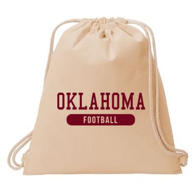 Oklahoma Football Drawstring Bag