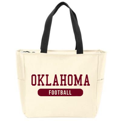 Oklahoma Football Zip Tote Bag