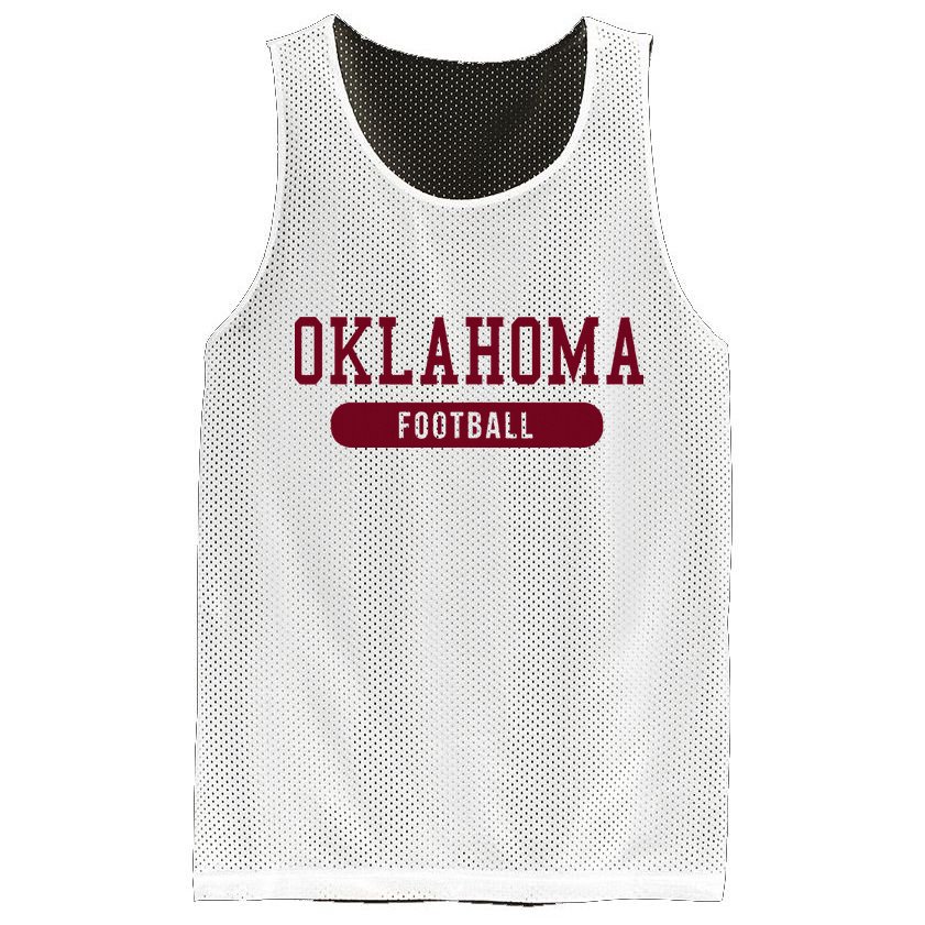 Oklahoma Football Mesh Reversible Basketball Jersey Tank