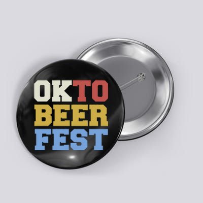 Oktobeerfest Funny Oktoberfest Drinking Team Button