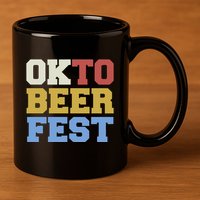 Oktobeerfest Funny Oktoberfest Drinking Team 11oz C Handle Ceramic Mug