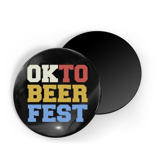 Oktobeerfest Funny Oktoberfest Drinking Team Magnet