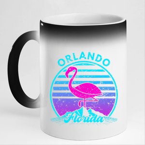 Orlando Florida 11oz Black Color Changing Mug