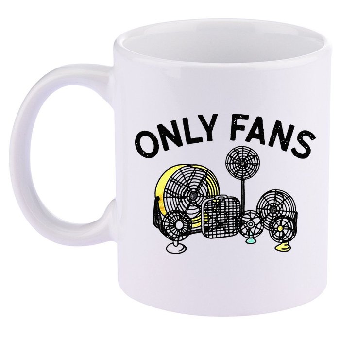 Only Fans 11oz C Handle Ceramic Mug