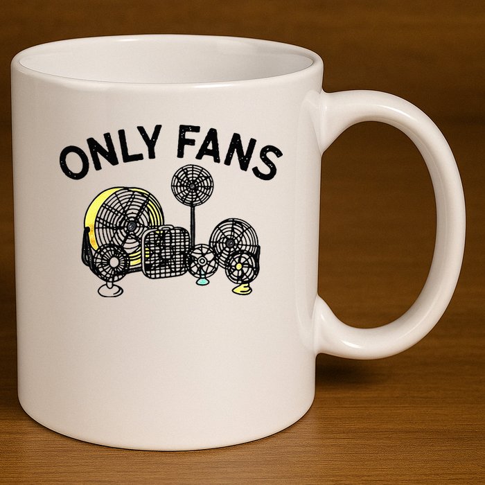 Only Fans 11oz C Handle Ceramic Mug