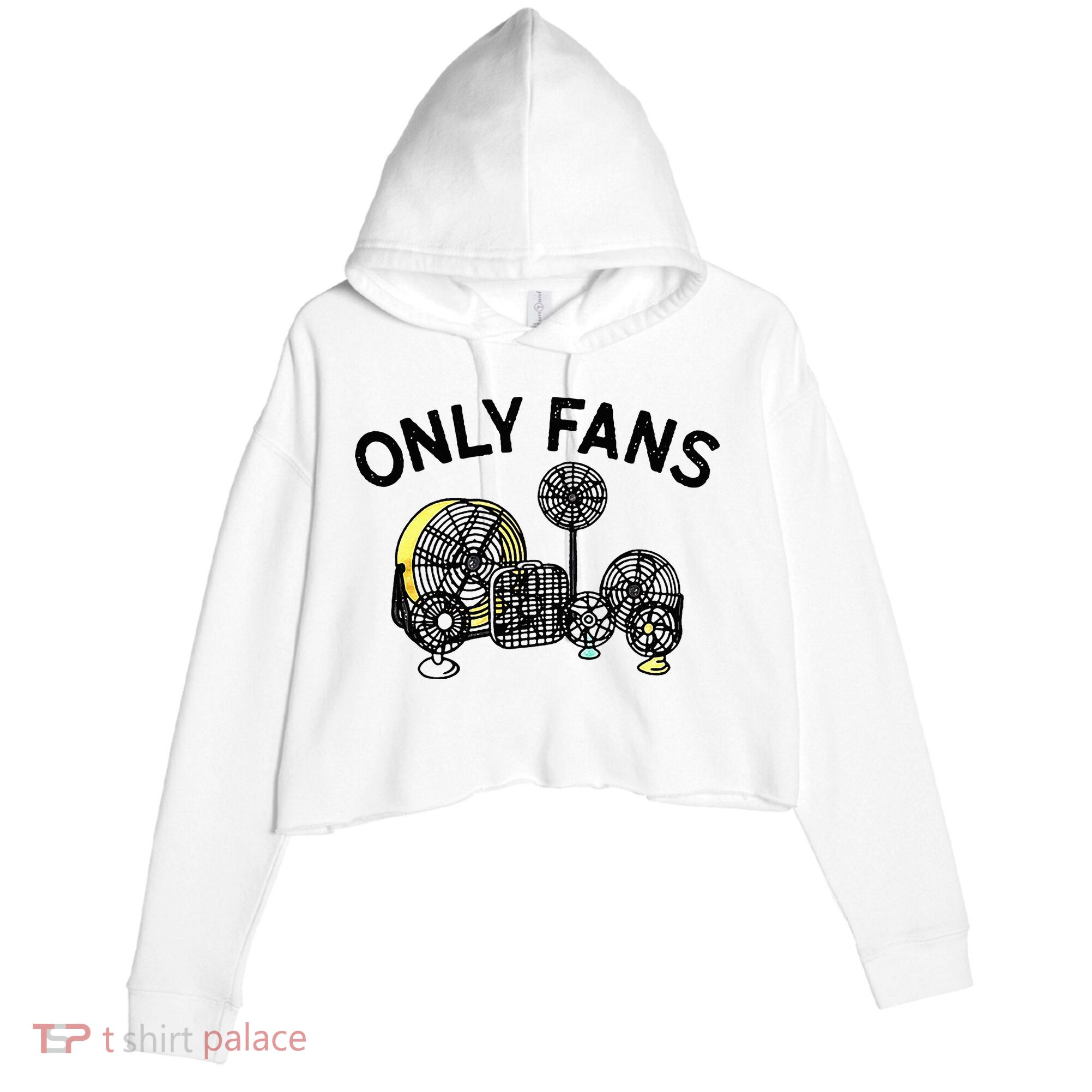 Only Fans Crop Fleece Hoodie