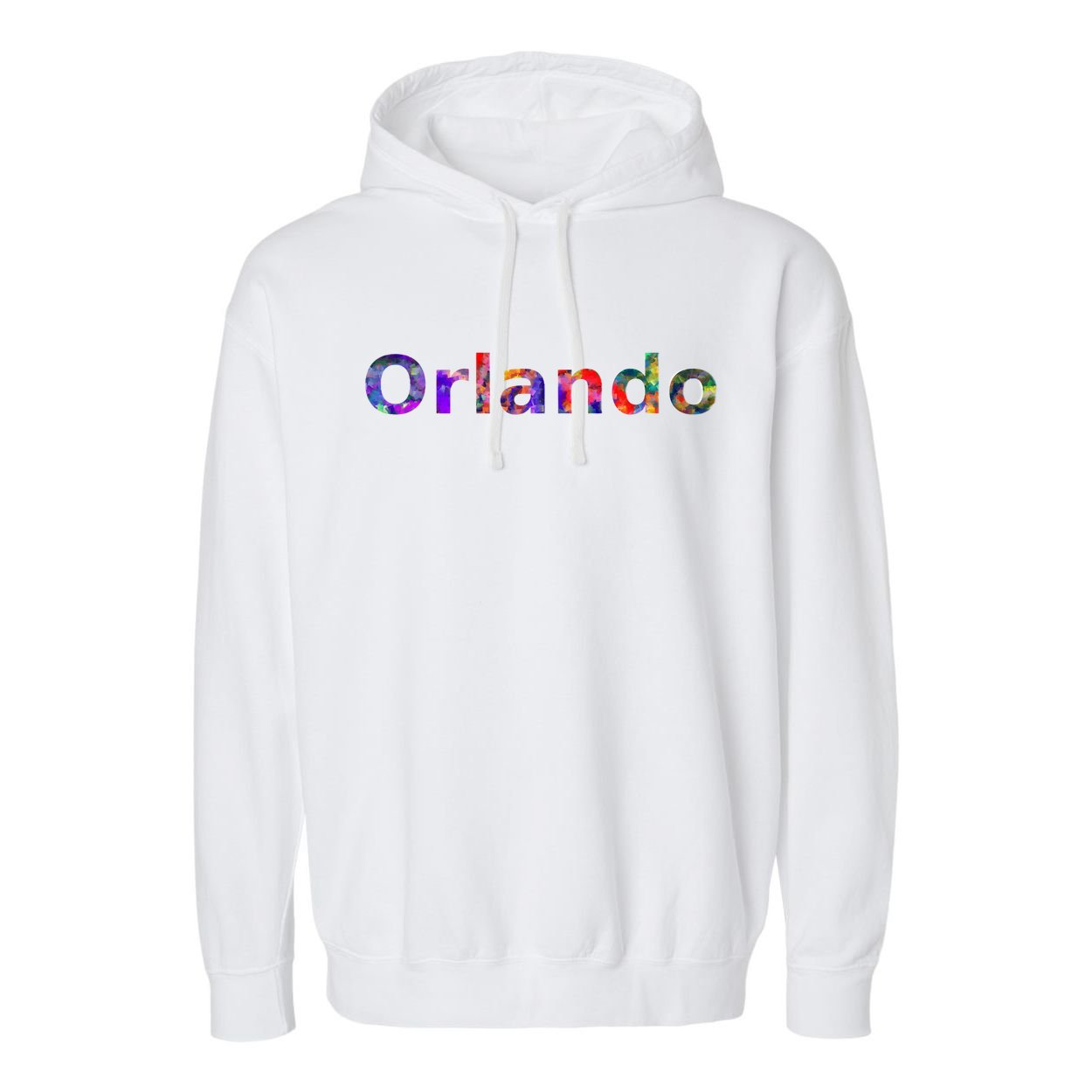 Orlando Floral Power Garment-Dyed Fleece Hoodie