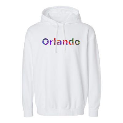 Orlando Floral Power Garment-Dyed Fleece Hoodie