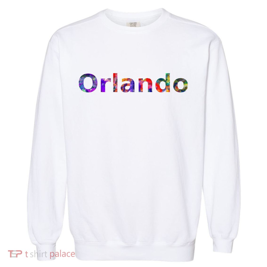 Orlando Floral Power Garment-Dyed Sweatshirt