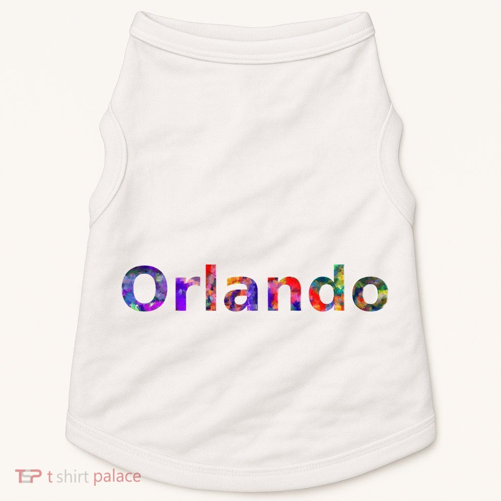 Orlando Floral Power Doggie Tank