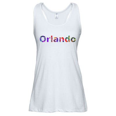Orlando Floral Power Ladies Essential Flowy Tank